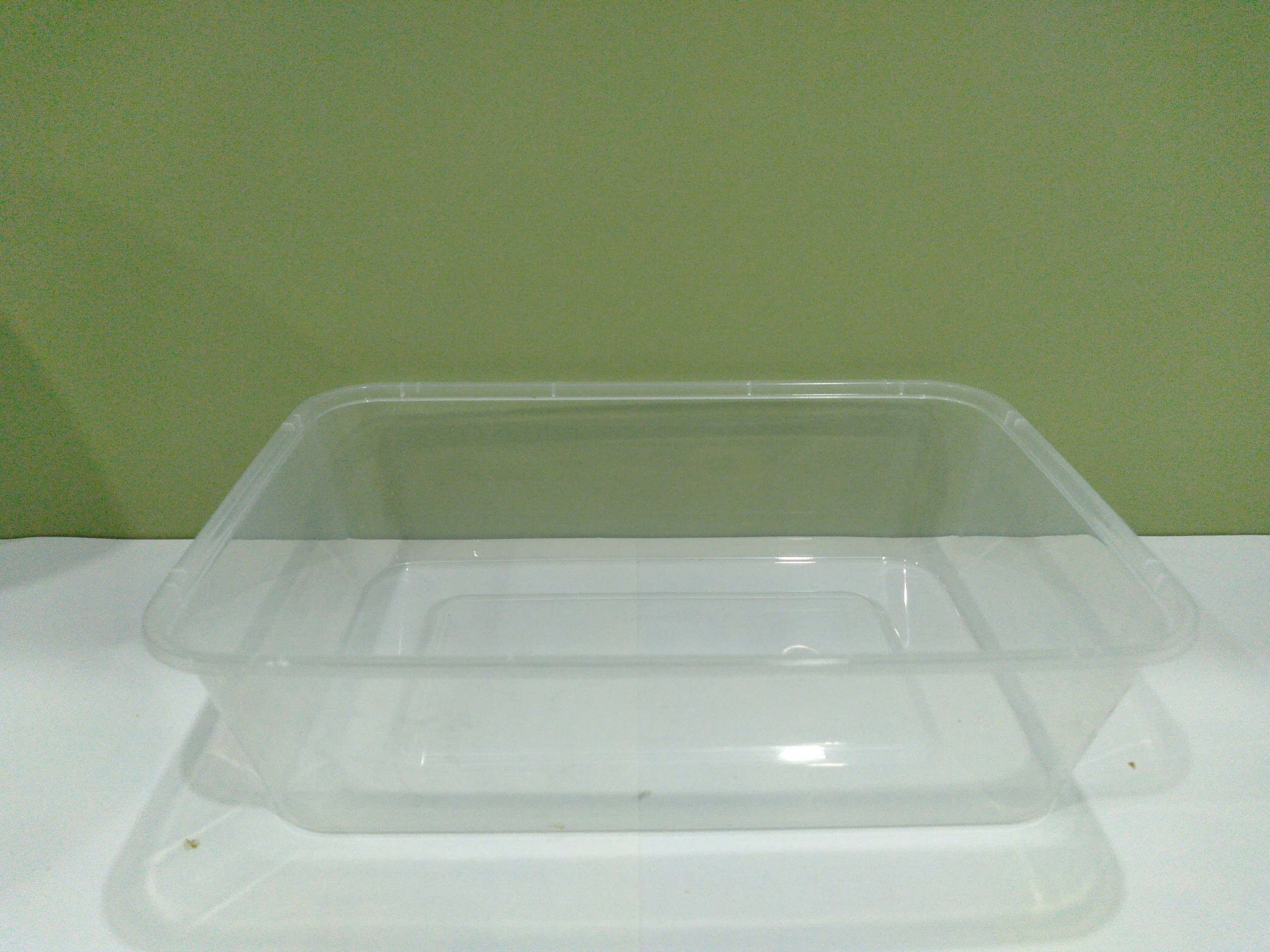 Hộp nhựa microwave vuông 750ml