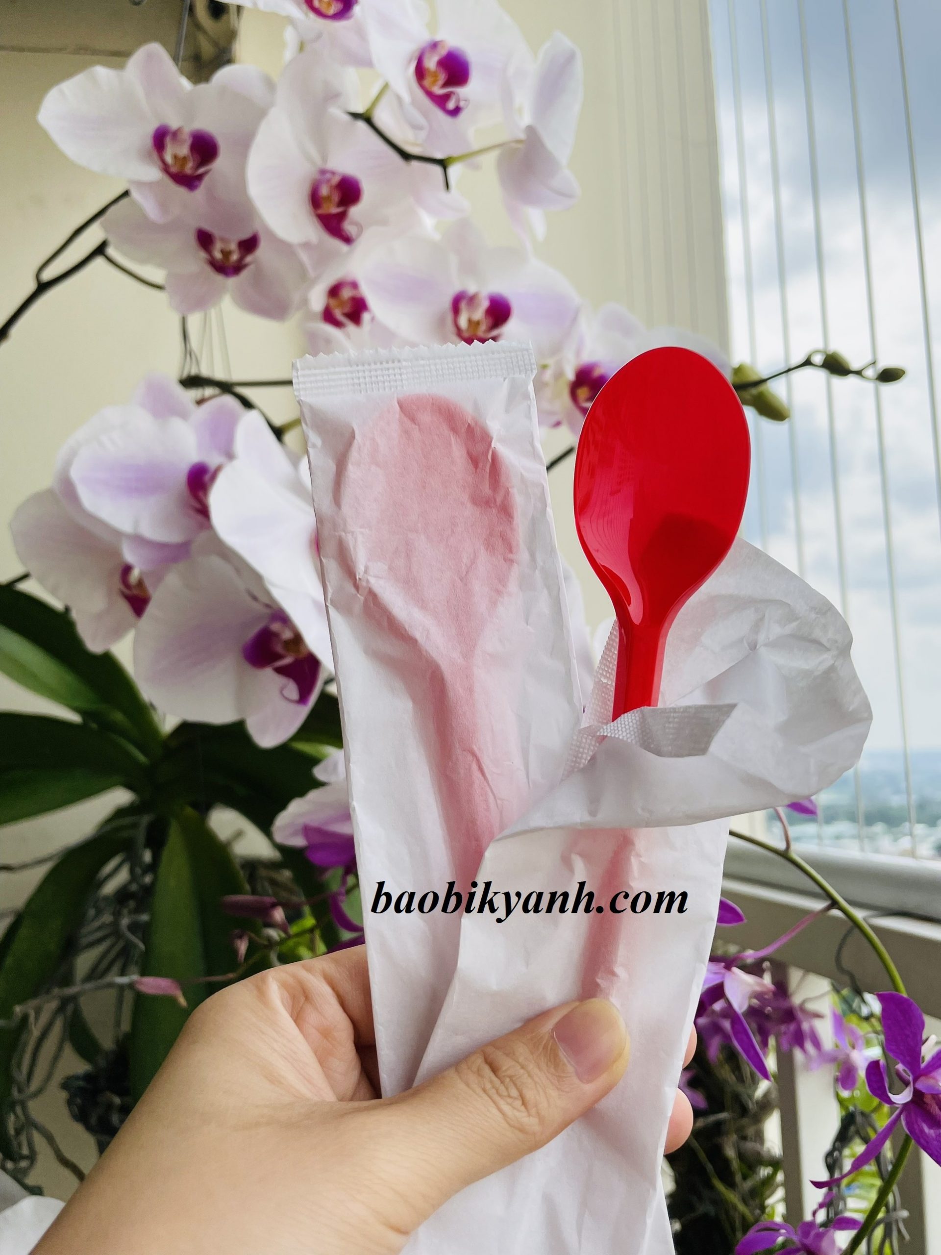 muỗng bọc giấy muỗng bọc giấy